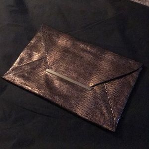 BCBG metallic copper clutch